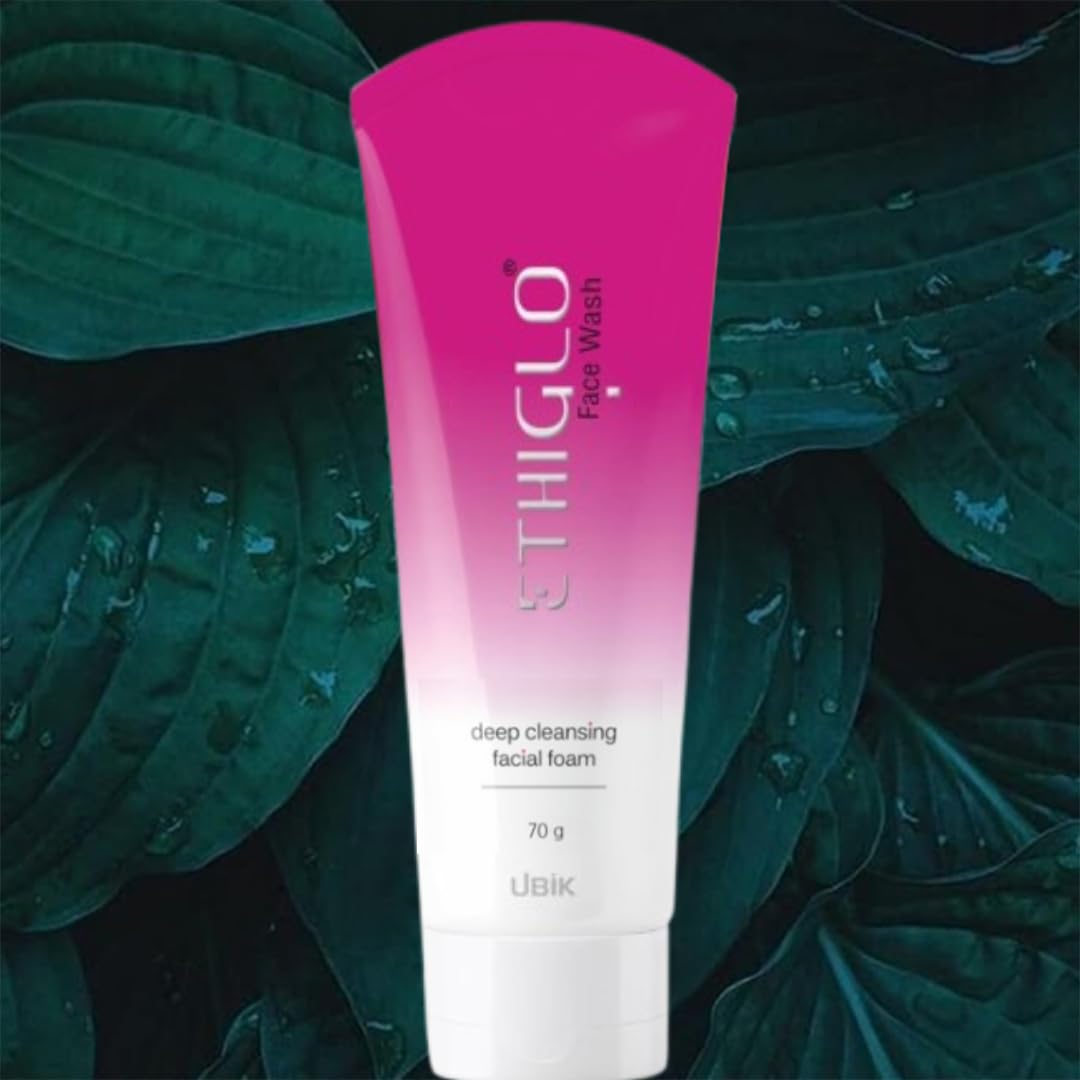 Ethiglo Deep Cleansing Facial Foam Face Wash for Healthy, Soft and Smooth Skin | Removes Dirt, Impurities and Excess Oil | Suitable for All Skin Types | Pack of 1 (70ml)