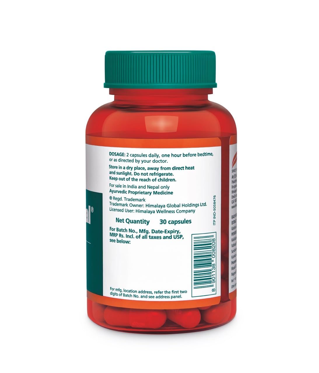 Himalaya Tentex Royal for Men | 30 Capsules | Herbal Formulation I Helps Improve Physical Performance I Clinically tested I Improves Strength & Stamina