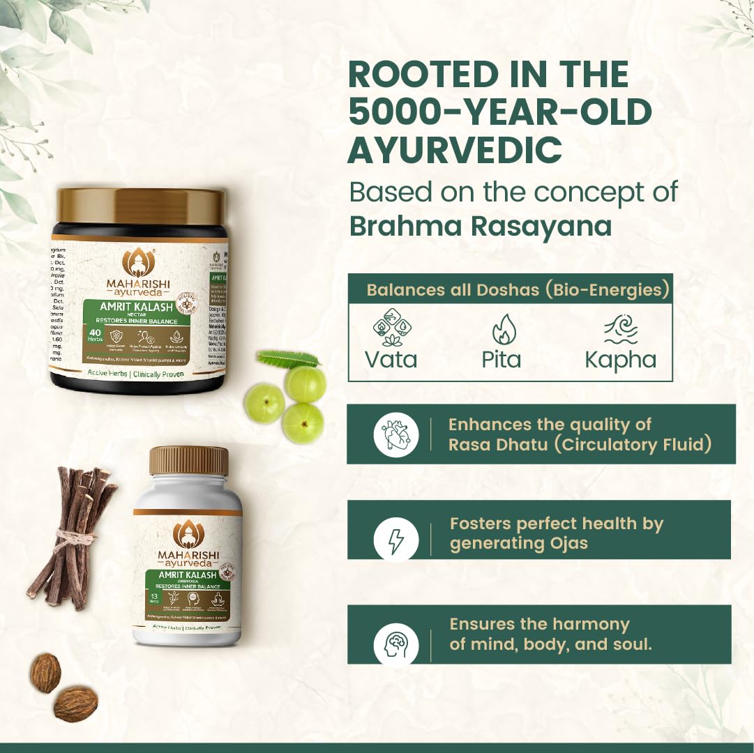 Ayurveda Amrit Kalash Ambrosia 60 Tablets