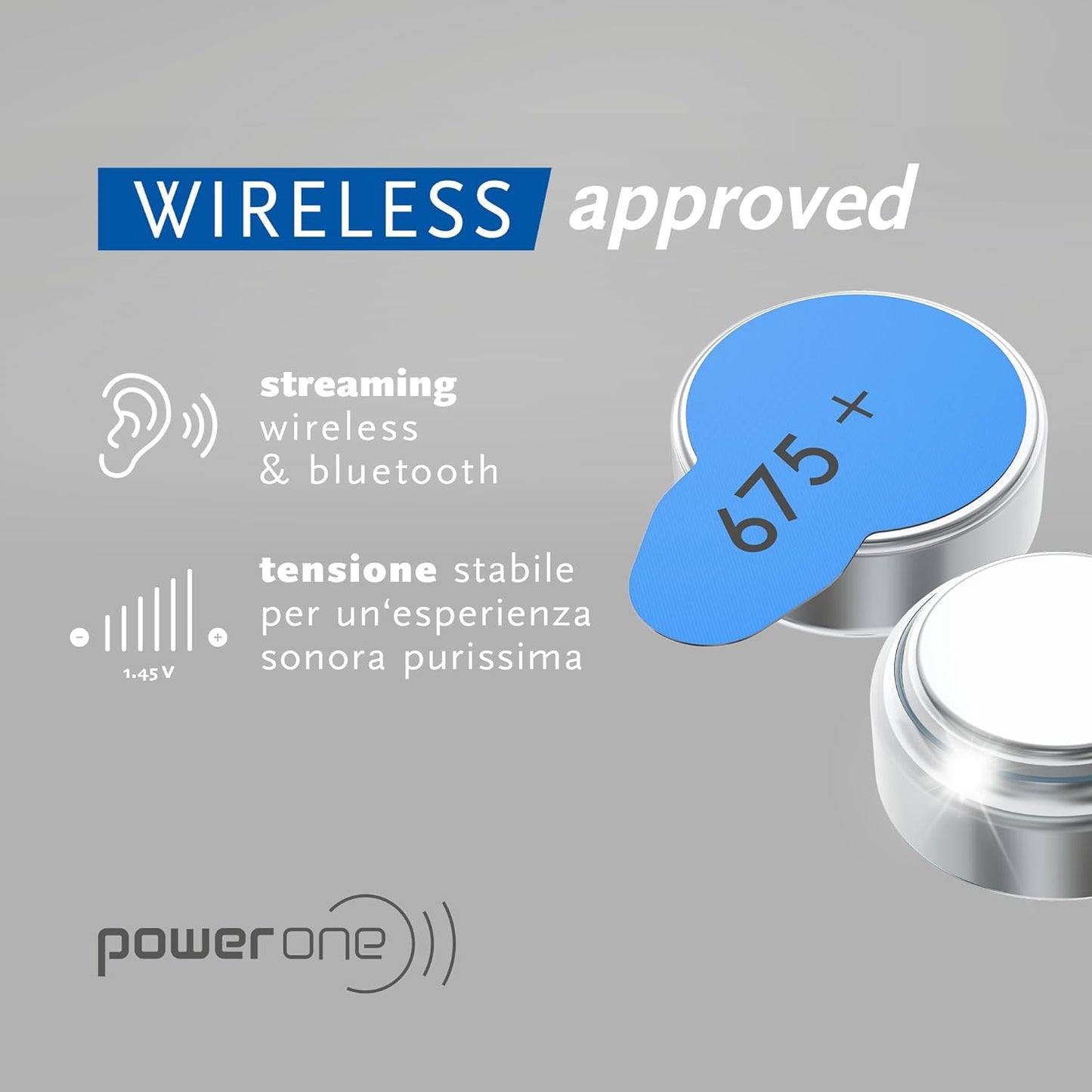 Varta Power One Hearing Aid Battery Size 675, 60 Pcs