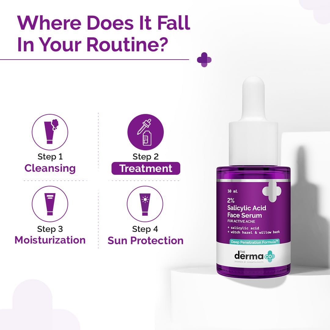 2% Salicylic Acid Face Serum | Reduces acne & blackheads