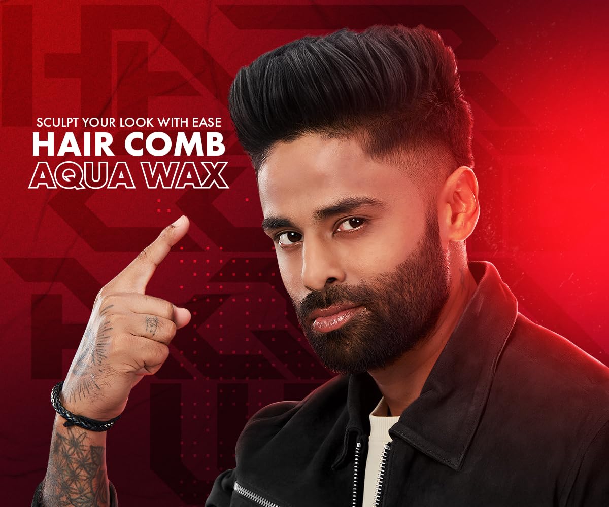 Aqua Hair Wax | Hair Wax For Men Strong Hold High Shine 260 ml