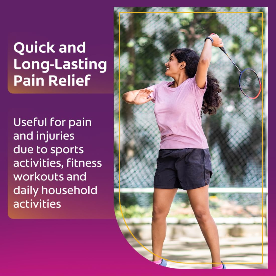 Moov Fast Pain Relief Cream - 50g (Pack of 3) | Suitable for Back Pain, Muscle Pain, Joint Pain, Knee Pain | 100% Ayurvedic Formula | Suitable for Sports & Gym related injuries