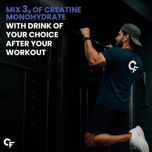Carbamide Forte Creatine Mono Hydrate Powder | Micronized Monohydrate 250gm | Creatine Supplement for Lean Muscle Volumization, Strength & Energy - Unflavoured Powder - 83 Servings - 250g