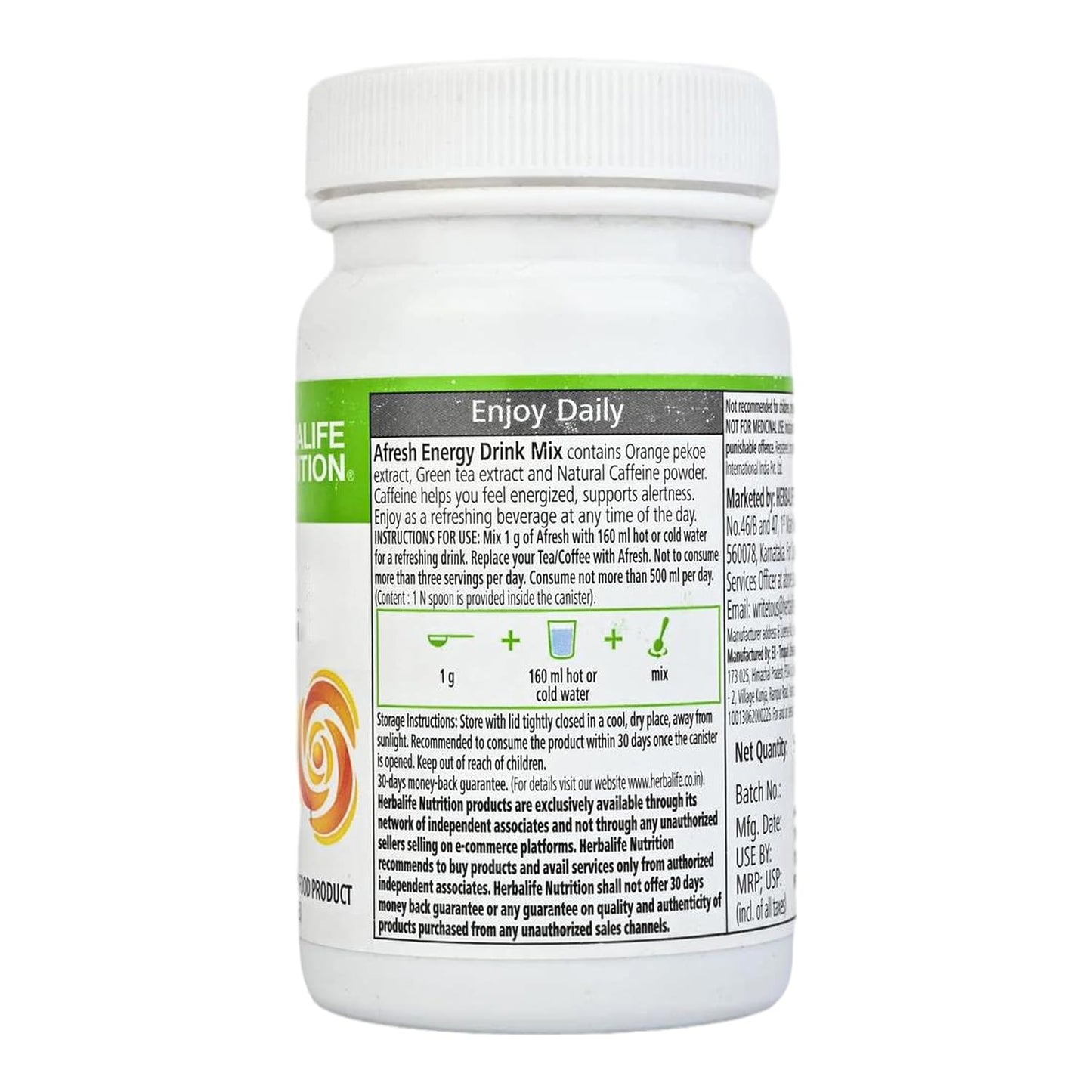 Afresh Energy Drink Mix Elaichi Flavor-50g