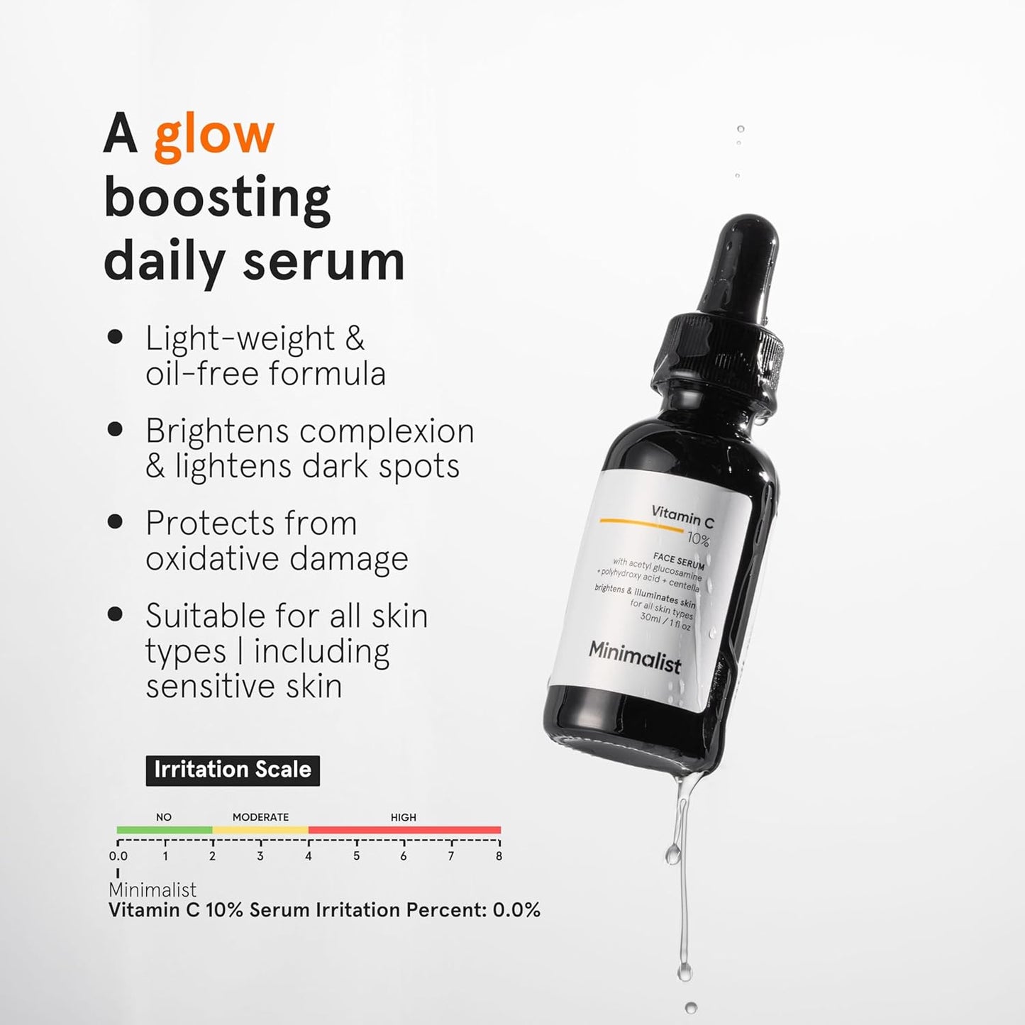 Dull Skin, Dark Spots & Uneven Tone Treatment 10% Vitamin C Face Serum