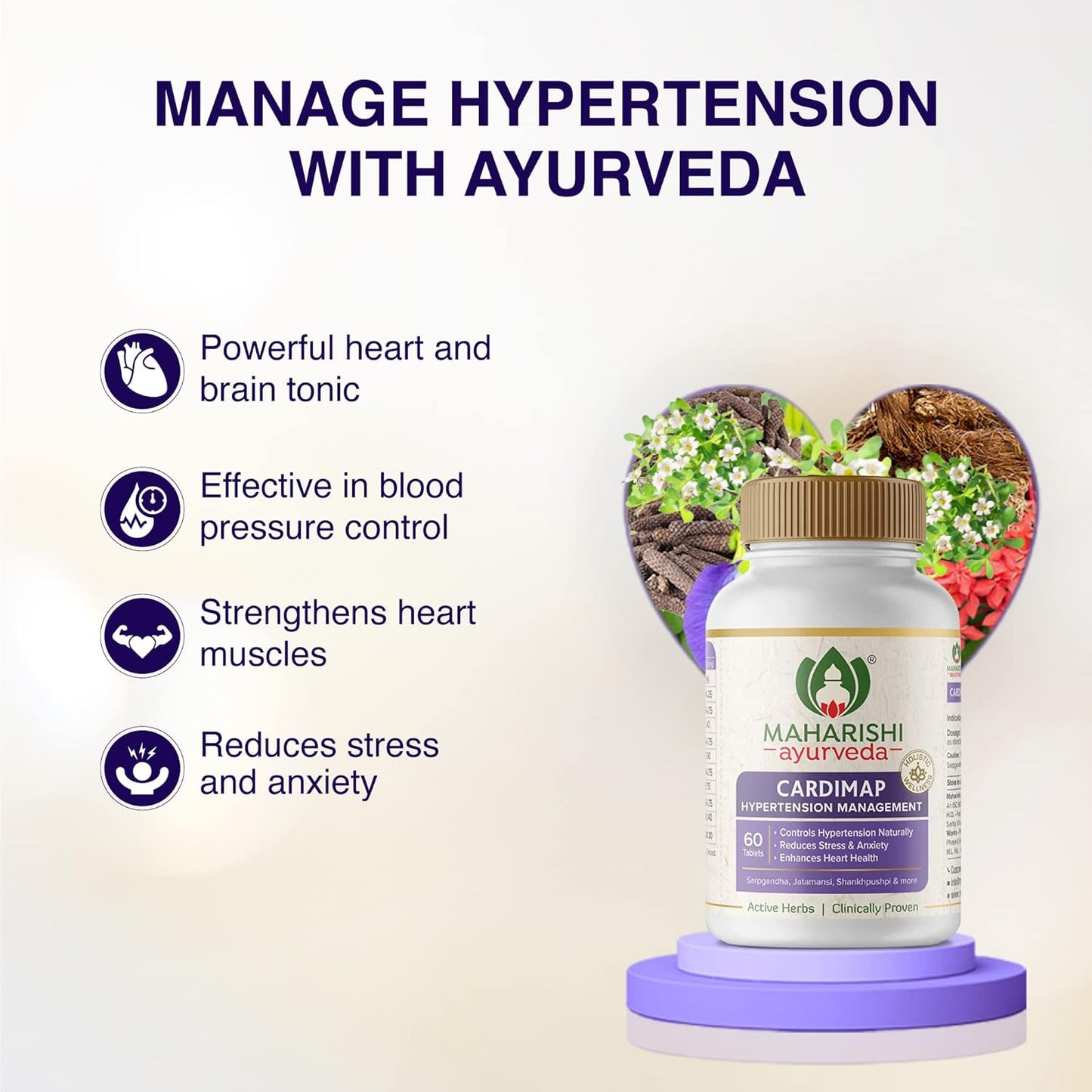 Cardimap | Helps Normalises Blood Pressure Naturally | Unique Formulation