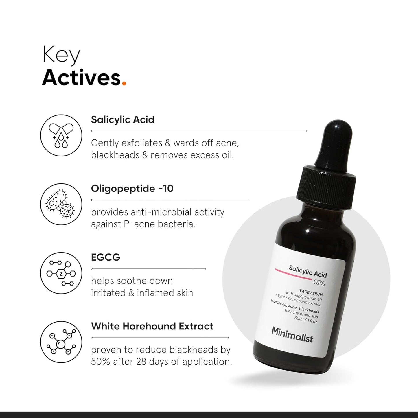 Anti-Acne 2% Salicylic Acid Face Serum for All Skin Types