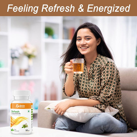 Befresh Energy Drink Mix ((50g X 3 Combo), Lemon + Tulsi + Kashmiri Kahwa)