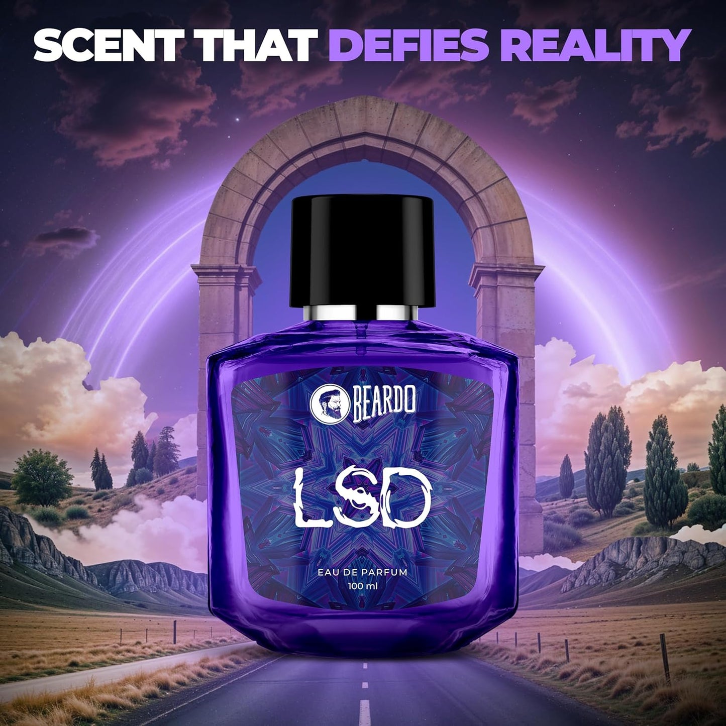 BEARDO Perfume For Men - LSD, 100Ml | Amber Spicy Scent | Concentrated Sprays - Long Lasting Fragrance | Eau De Parfum Gift For Men | Strong EDP For Men | Gift For Husband | Gift For Boyfriend