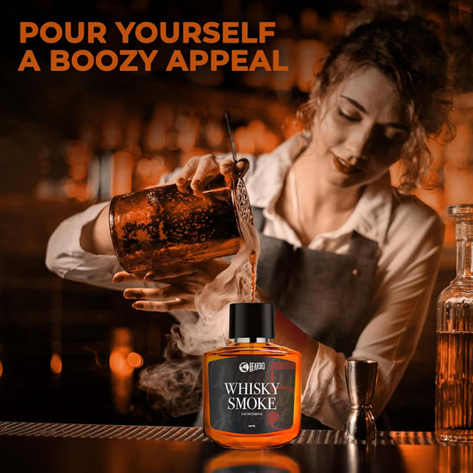 Beardo Whisky Smoke Perfume for Men, 100ml | Spicy, Woody - Oudh Scent Eau De Parfum | Long Lasting Perfume for Men | Best Date Night Fragrance Body Spray | Gift for Husband | Gift for Boyfriend | Gift for Men