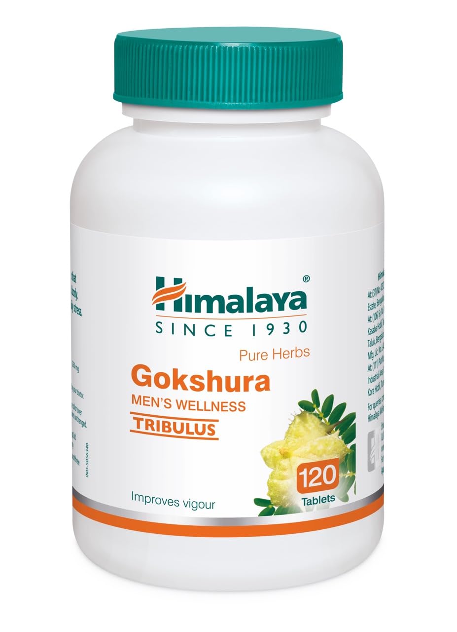 Himalaya Herbals Gokshura (Tribulus Terrestris) I Pure Herb I 120 Capsules I Men S Wellness I Improves Vigour I Boosts Strength And Stamina I 250 Mg Extract Of Gokshura.