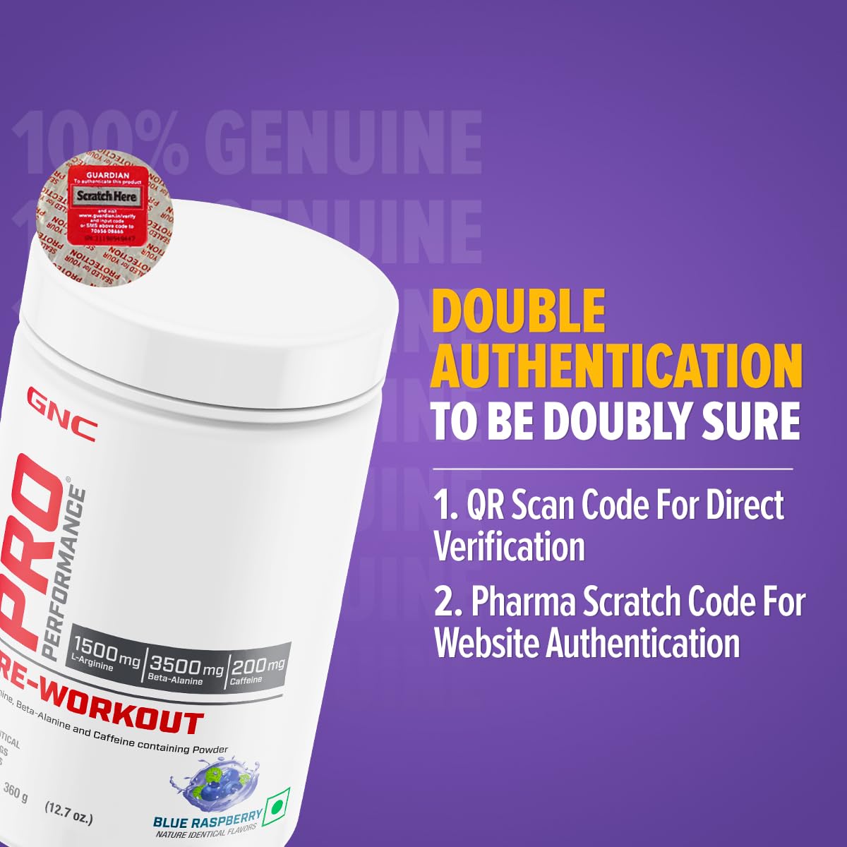 Pro Performance Pre-Workout | 360 gm | 30 Servings | Boosts Energy & Endurance | Improves Focus