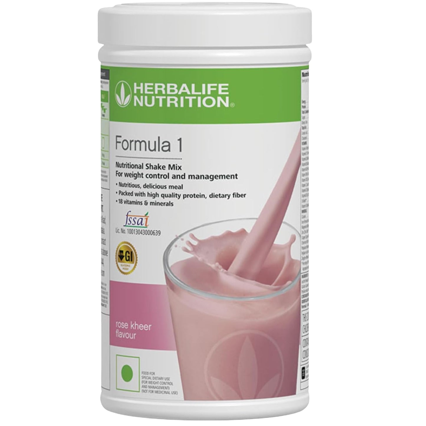 Formula 1 Nutritional Shake Mix – Rose Kheer Flavor | 500g | Meal Replacement