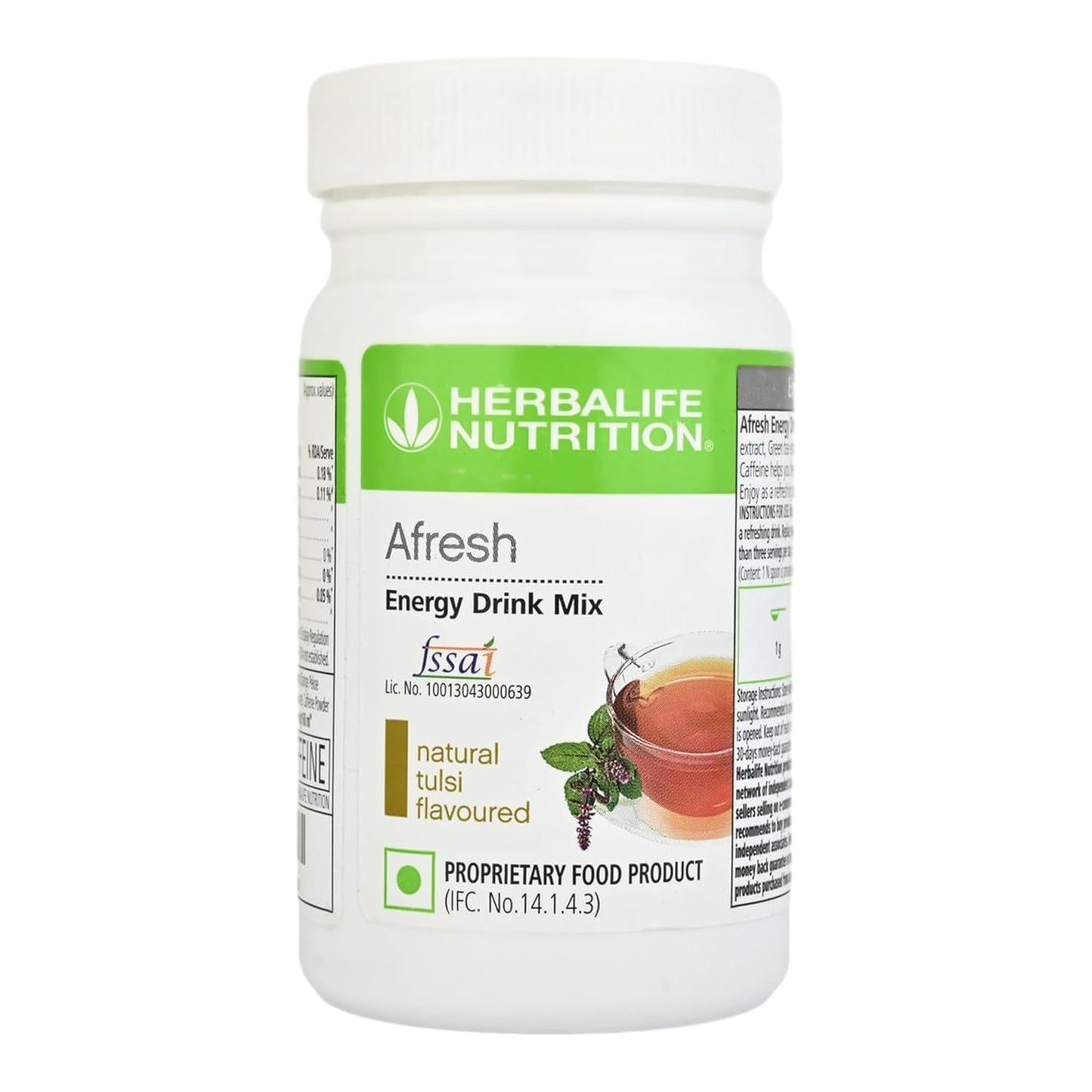 Natural Tulsi Afresh Energy Drink Mix, 50 grams