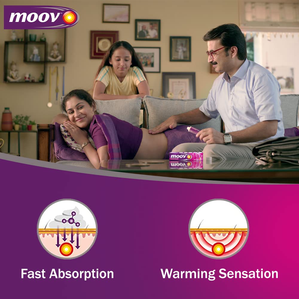 Moov Fast Pain Relief Spray - 80g | Suitable for Back Pain, Muscle Pain, Joint Pain, Knee Pain | 100% Ayurvedic Formula | Suitable for Sports & Gym related injuries