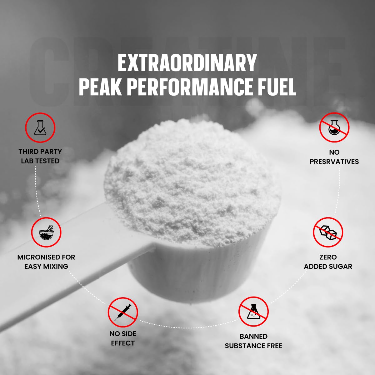 Creatine [155g, 50 Servings]| Blueberry | Micronized Creatine Monohydrate