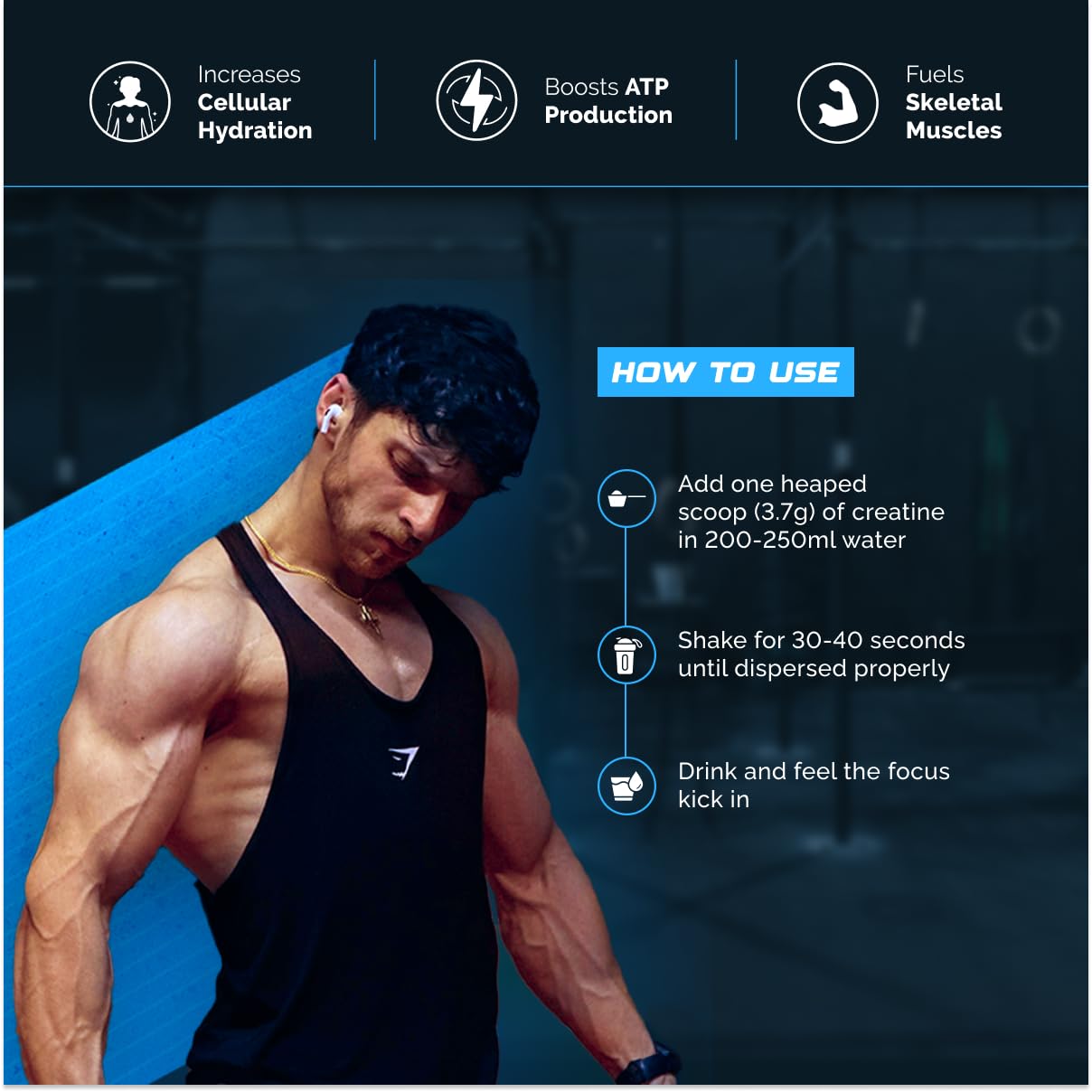 Wellcore - Pure Micronised Creatine Monohydrate (Fruit Fusion, 33 Servings) | Rapid Absorption | Enhanced Muscle strength & Power, Powder, 1 count