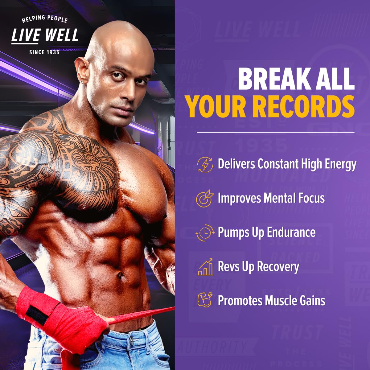 Pro Performance Pre-Workout | 360 gm | 30 Servings | Boosts Energy & Endurance | Improves Focus