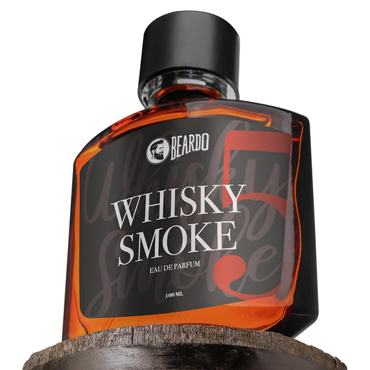 Beardo Whisky Smoke Perfume for Men, 100ml | Spicy, Woody - Oudh Scent Eau De Parfum | Long Lasting Perfume for Men | Best Date Night Fragrance Body Spray | Gift for Husband | Gift for Boyfriend | Gift for Men