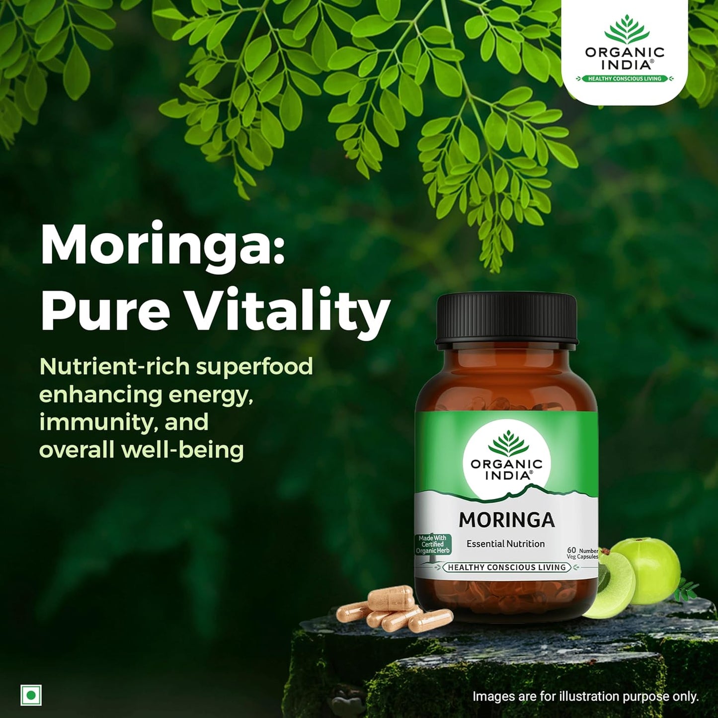 Organic India Moringa Capsules