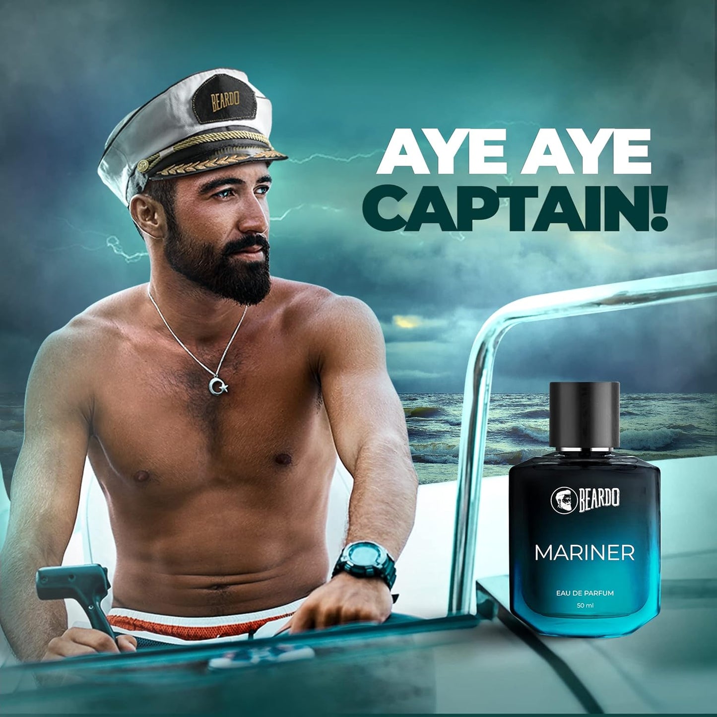 Mariner EDP for Men, 50ml | Eau De Parfum|Long Lasting Perfume for Men | Body Spray for Men | Day Time Fragrance Body Spray | Fresh, Aqua Notes | gift for husband | Gift for boyfriend