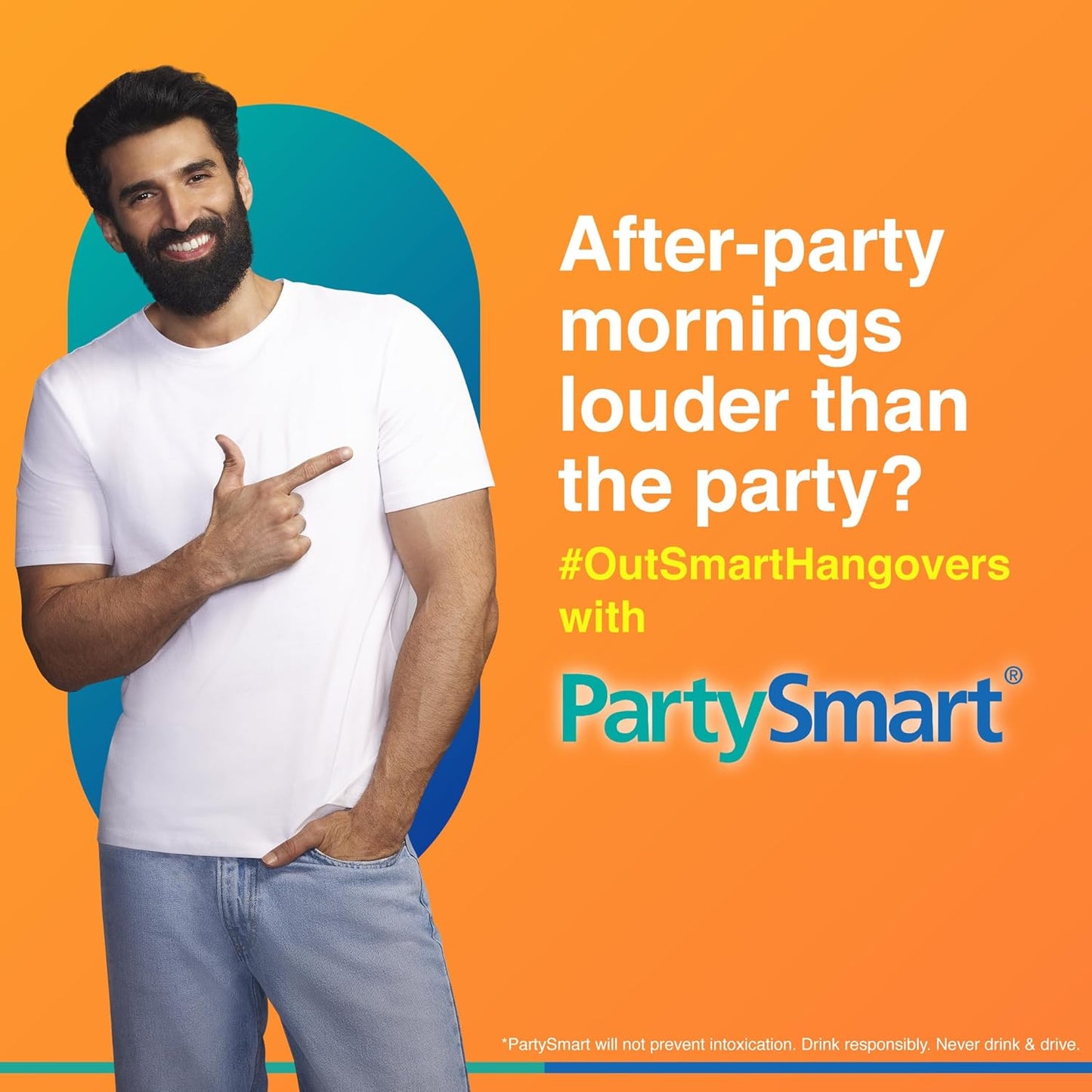 PartySmart, 25 capsules |Prevents hangover & helps support liver