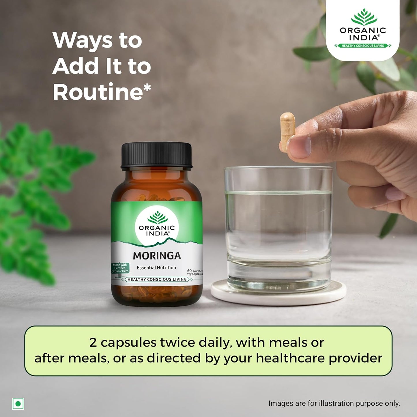 Organic India Moringa Capsules