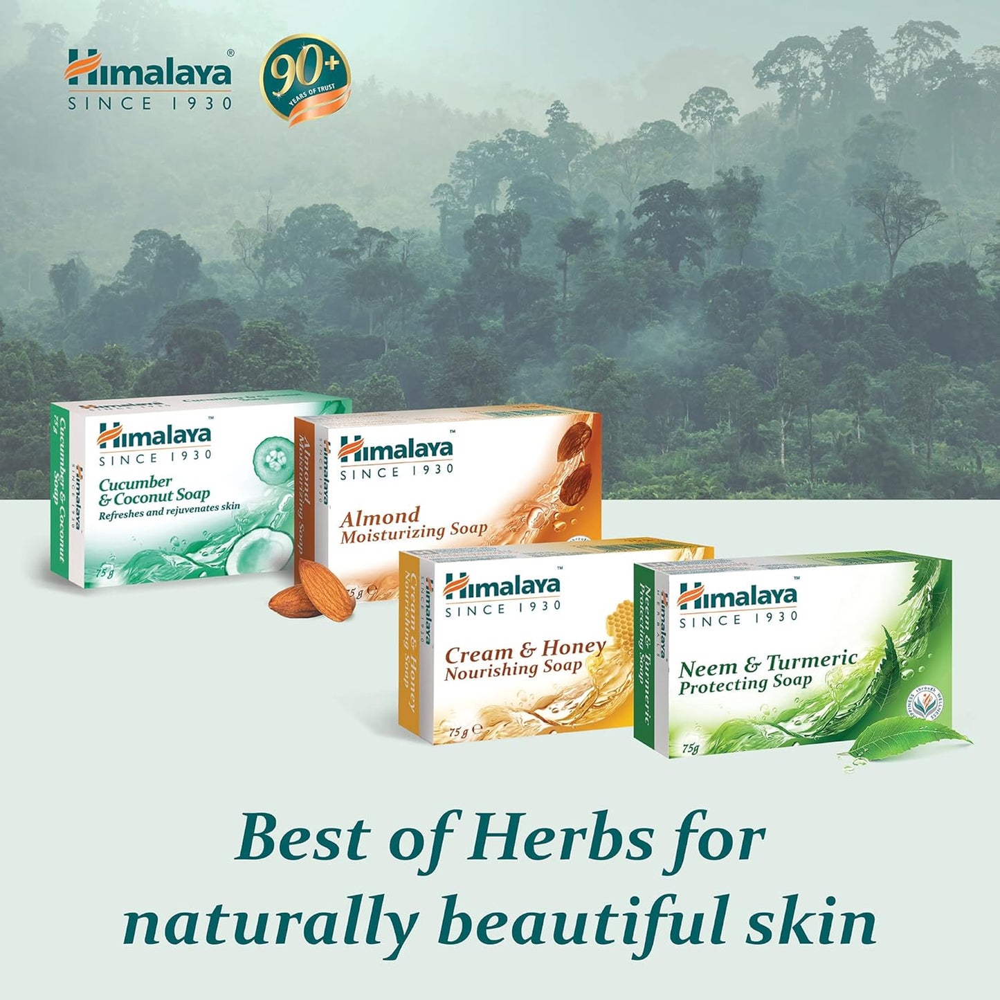 Himalaya Herbals Protecting Neem and Turmeric Soap, 75gm